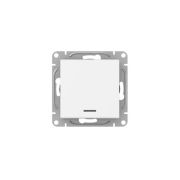 Выключатель 1-кл. СП Эпика с подсветкой механизм бел. EKF UP1-SWW-14