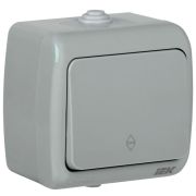 Выключатель проходной 1-кл. 1п ОП AQUATIC ВС-20-1-2-А 10А IP54 GENERICA EVA12-K03-10-54