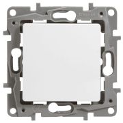 Переключатель 1-кл. СП Etika 10А IP20 250В 10AX безвинтов. зажимы механизм бел. IEK 672205