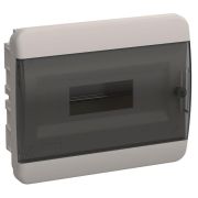 Корпус ЩРВ-П-12 TEKFOR IP41 черн. прозр. дверь пластик. IEK TF5-KP12-V-12-41-K01-K03